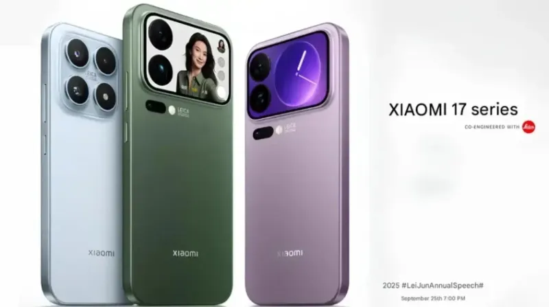 Xiaomi официально подтвердила дату выхода серии Xiaomi 17 — 25 сентября