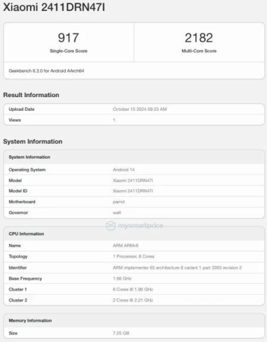 Redmi 14C 5G демонстрирует двукратный прирост производительности по сравнению с версией 4G