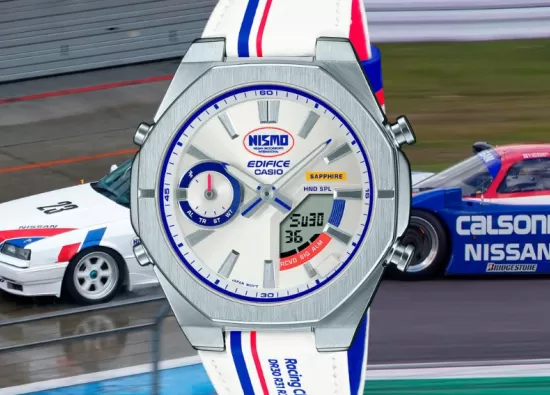 Casio Edifice ECB-S10NIS-7A: лимитированная новинка с ретро-дизайном в гоночном стиле