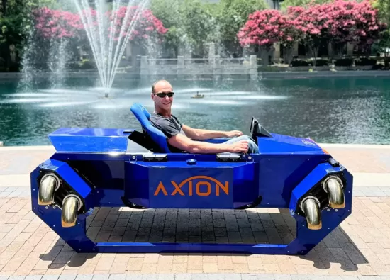 Axion от FusionFlight: первая в мире гоночная летающая машина, работающая на дизеле