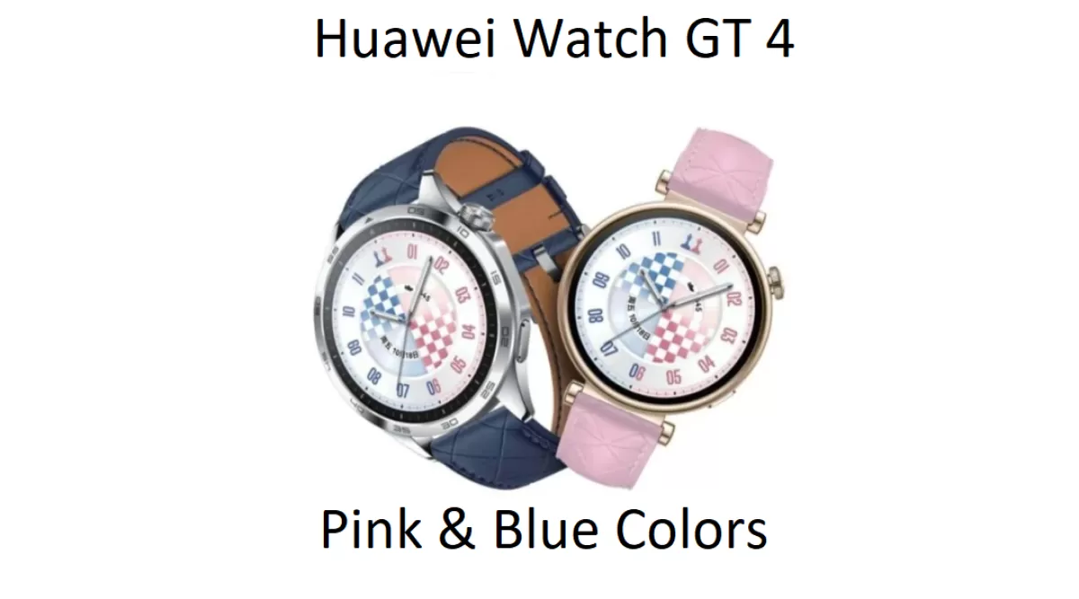 Умные часы Huawei Watch GT 4 скоро будут доступны в розовом и голубом цвете